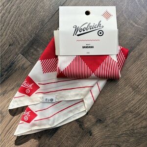 Woolrich x Target Buffalo Check Silky Bandana LE NWT